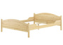 �berlanges Doppelbett in Landhausstil 160x220 Kiefer Echtholzbett Zubeh�r w�hlbar V-60.30-16-220