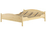 Klassisches Ehebett in �berl�nge 180x220 Kiefer massiv Doppelbett Zubeh�r w�hlbar V-60.30-18-220