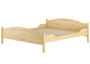 Klassisches Ehebett in �berl�nge 180x220 Kiefer massiv Doppelbett Zubeh�r w�hlbar V-60.30-18-220