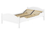 Einzelbett Kiefer wei� 120x200 Bettrahmen Singlebett Zubeh�r w�hlbar V-60.30W-12