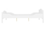 Einzelbett Kiefer wei� 120x200 Bettrahmen Singlebett Zubeh�r w�hlbar V-60.30W-12