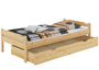 Einzelbett Bettrahmen Kiefer natur 80x200 Massivholzbett Zubeh�r w�hlbar V-60.31-08