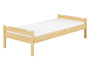 Einzelbett Bettrahmen Kiefer natur 80x200 Massivholzbett Zubeh�r w�hlbar V-60.31-08