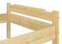 Einzelbett Bettrahmen Kiefer natur 80x200 Massivholzbett Zubeh�r w�hlbar V-60.31-08
