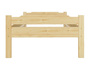 Einzelbett Bettrahmen Kiefer natur 80x200 Massivholzbett Zubeh�r w�hlbar V-60.31-08