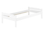 Einzelbett massiv Kiefer wei� 90x200 Futonbett Holzbett Zubeh�r w�hlbar V-60.31-09W