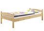 Einzelbett Massivholzbett Kiefer natur 100x200 Futonbett Bettrahmen Zubeh�r w�hlbar V-60.32-10