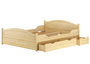 Massivholzbett Landhausstil 160x200 Doppelbett Futonbett Kiefer massiv Zubeh�r w�hlbar V-60.33-16