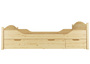 Massivholzbett Landhausstil 160x200 Doppelbett Futonbett Kiefer massiv Zubeh�r w�hlbar V-60.33-16