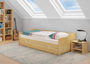 Sofabett Couchbett Wohnbett 90x200 Einzelbett Bettkasten Kiefer Zubeh�r w�hlbar V-60.34-09