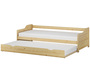 Sofabett Couchbett Wohnbett 90x200 Einzelbett Bettkasten Kiefer Zubeh�r w�hlbar V-60.34-09