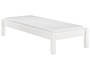 Weisses Futonbett ohne Kopfteil Kiefer massiv 90x200 Bettgestell Zubeh�r w�hlbar V-60.35-09W