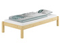 Futonbett Kiefer massiv 100x200 Einzelbett Holz Bettrahmen Singlebett Zubeh�r w�hlbar V-60.35-10