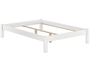 Wei�es Bettgestell Kiefer Doppelbett 140x200, Massivholzbett Zubeh�r w�hlbar V-60.35-14W
