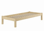 Futonbett Massivholzbett Einzelbett 90x200 Kiefer unbehandelt Zubeh�r w�hlbar V-60.35N-09