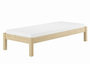 Futonbett Massivholzbett Einzelbett 90x200 Kiefer unbehandelt Zubeh�r w�hlbar V-60.35N-09