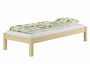 Futonbett Massivholzbett Einzelbett 90x200 Kiefer unbehandelt Zubeh�r w�hlbar V-60.35N-09