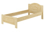Bettrahmen Massivholzbett Kiefer natur Einzelbett 90x200 Futon Singlebett Zubeh�r w�hlbar V-60.37-09