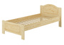 Bettrahmen Massivholzbett Kiefer natur Einzelbett 90x200 Futon Singlebett Zubeh�r w�hlbar V-60.37-09