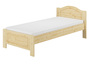 Bettrahmen Massivholzbett Kiefer natur Einzelbett 90x200 Futon Singlebett Zubeh�r w�hlbar V-60.37-09