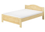 Kieferbett natur Doppelbett 140x200 Futonbett Bett breit Massivholzbett Zubeh�r w�hlbar V-60.37-14
