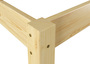 Bettrahmen Einzelbett 80x200 Futonbett Kieferbett Massivholz natur Zubeh�r w�hlbar V-60.38-08