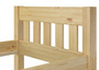 Einzelbett Massivholz Kiefer natur 90x200 Futon Bettrahmen Singlebett Zubeh�r w�hlbar V-60.38-09
