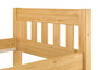 Einzelbett Kiefer in Eicheton gebeizt 90x200 Zubeh�r w�hlbar V-60.38-09E