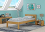 Einzelbett Kiefer in Eicheton gebeizt 90x200 Zubeh�r w�hlbar V-60.38-09E