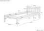 Einzelbett Kiefer in Eicheton gebeizt 90x200 Zubeh�r w�hlbar V-60.38-09E