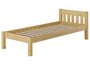 Massivholzbett Kiefer natur 100x200 Einzelbett Futonbett Bettrahmen Zubeh�r w�hlbar V-60.38-10