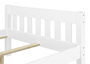 Futonbett wei� Einzelbett 120x200 Kiefer Massivholz Zubeh�r w�hlbar V-60.38-12W
