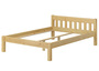  Massivholzbett 140x200 Kiefer natur Doppelbett mit w�hlbarem Zubeh�r V-60.38-14