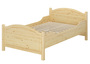 Seniorenbett extra hoch 120x200 Massivholz Kiefer Holzbett G�stebett Zubeh�r w�hlbar V-60.40-12