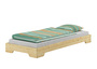 Extra platzsparendes stabiles Flachbett in kompakter Form 90x190 Studentenbett Massivholz V-60.41-09-190