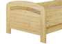 Seniorenbett extra hoch Einzelbett 90x200 Kiefer Massivholz Holzbett Zubeh�r w�hlbar V-60.43-09