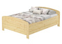 Seniorenbett extra hoch 140x200 Doppelbett Holzbett Massivholz Kiefer Zubeh�r w�hlbar V-60.44-14