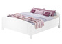 Gro�es wei�es Ehebett Seniorenbett extra hoch 180 x 200 Zubeh�r w�hlbar V-60.44W-18