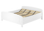 Gro�es wei�es Ehebett Seniorenbett extra hoch 180 x 200 Zubeh�r w�hlbar V-60.44W-18