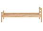 Einzelbett Buche massiv 80x200 Bettgestell und w�hlbare Ausstattung V-60.45-08