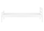 Wei�es Einzelbett Buche massiv 90x200 Bettgestell und w�hlbare Ausstattung V-60.45-09W