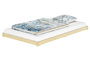 Teenagerbett Futon extra niedriges Studentenbett 120x200 Fichte Tanne ge�lt V-60.47-12