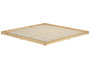 Extra gro�es und niedriges Futonbett 200x200 Holzbett Esche lackiert V-60.47E-20