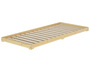Futonbett extra niedriges Holzbett 80x200 cm Kiefer lackiert Zubeh�r w�hlbar V-60.47K-08