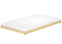 Stabiles G�stebett extra niedriges Bettrahmen Futonbett 120x200 Kiefer klar lackiert V-60.47K-12