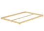 Futonbett Bodenbett extra niedriges Holzett 140x200 Kiefer lackiert Zubeh�r w�hlbar V-60.47K-14