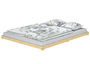 Futonbett Bodenbett extra niedriges Holzbett 160x200 Kiefer lackiert V-60.47K-16