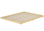 Futonbett Bodenbett extra niedriges Holzbett 160x200 Kiefer lackiert V-60.47K-16