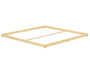 Extra flaches Futonbett 180x200 Kiefer lackiert Ehebett V-60.47K-18