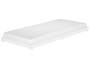 Wei�es Studentenbett Futon extra niedriges Holzbett 90x200 Kiefer V-60.47W-09